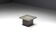 Aluminium Etched Coffee Table by Marc D’haenens, Belgium, 1970s