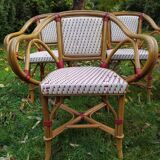 Lot de 5 fauteuils de bistrot