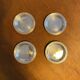 Christofle - 4 silver-plated coasters