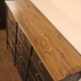 Roneo flap sideboard 12 console compartments