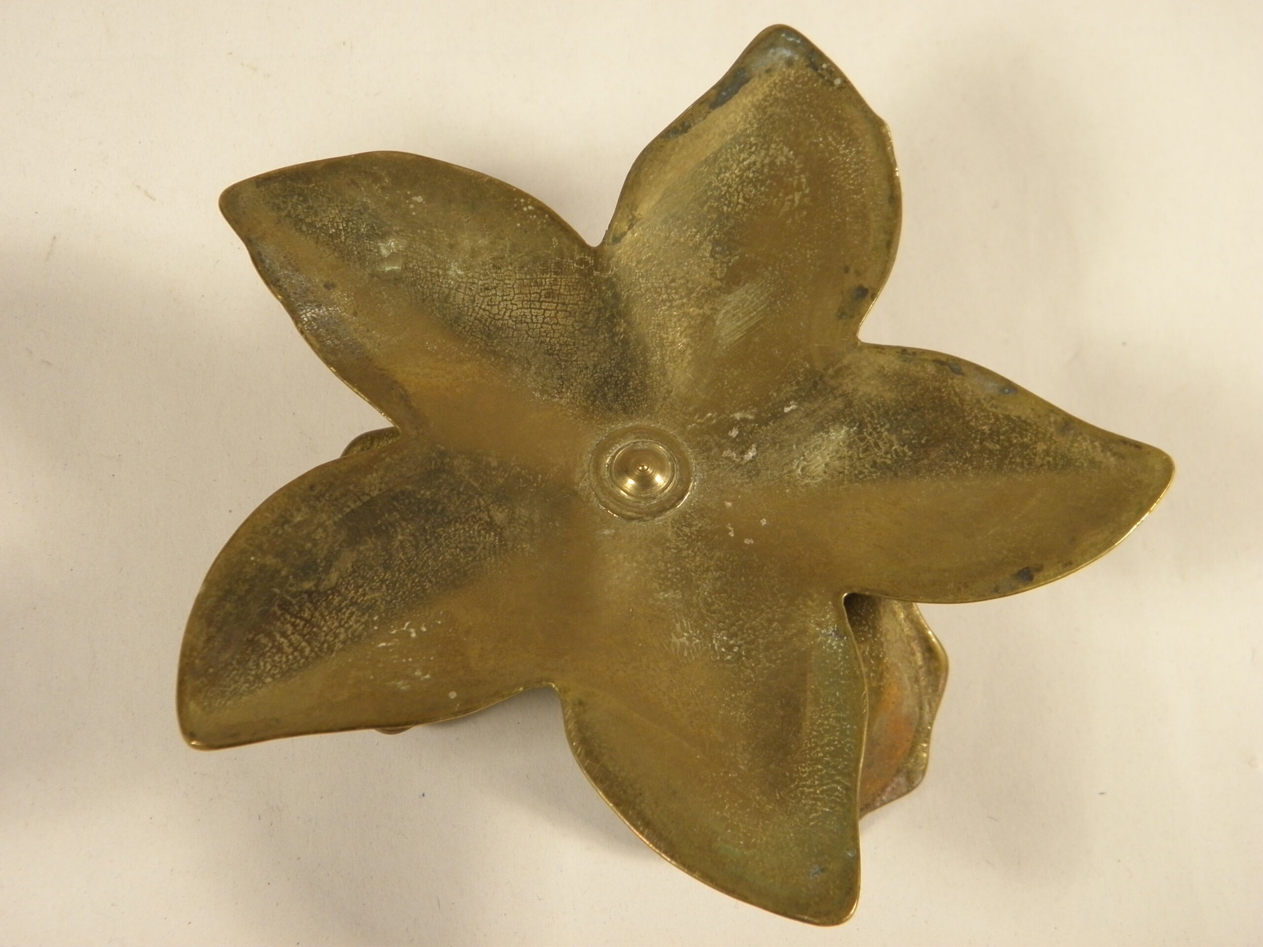 Brass candle holder