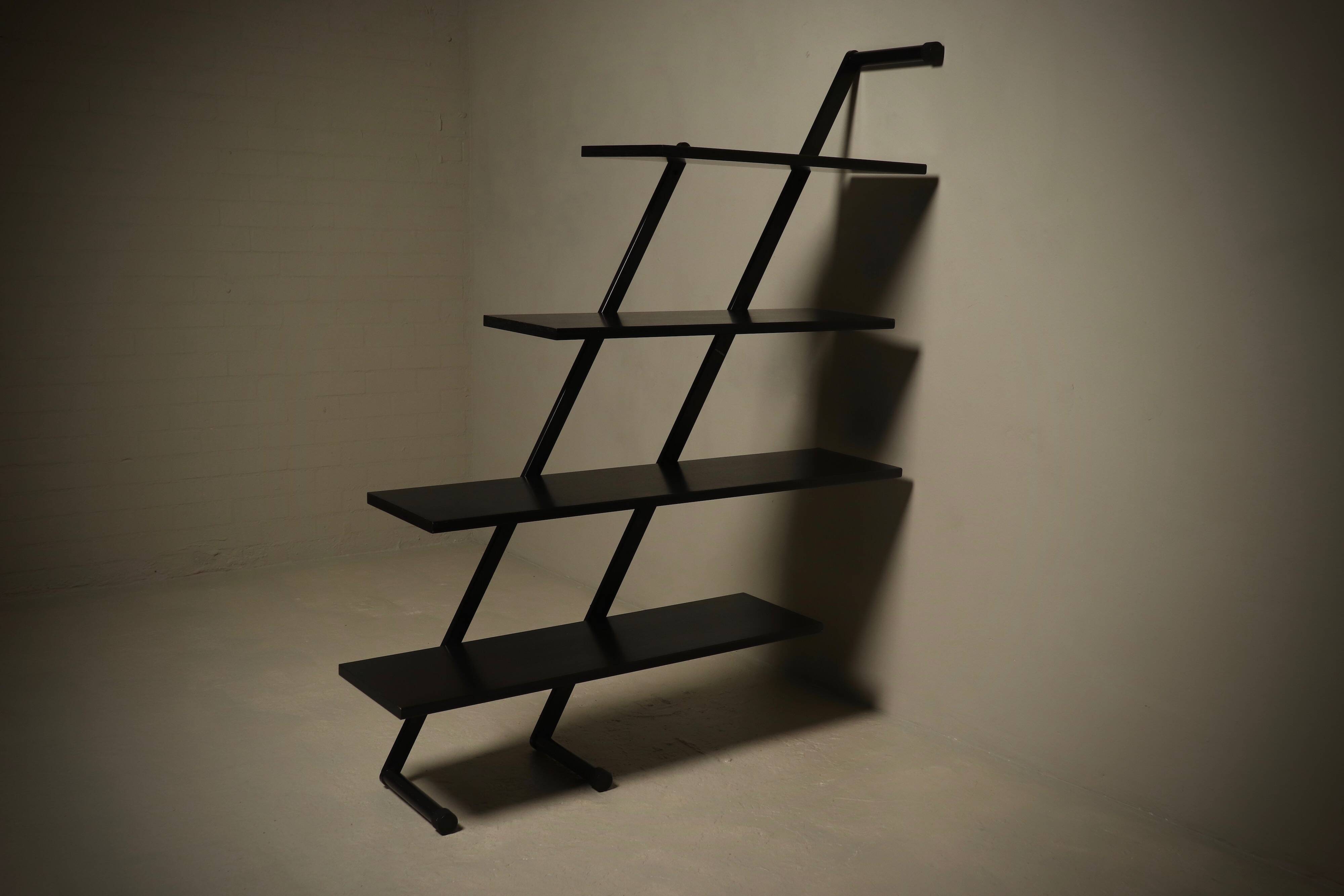 Postmodern Freestanding shelving Unit by Interlübke Germany 1980s