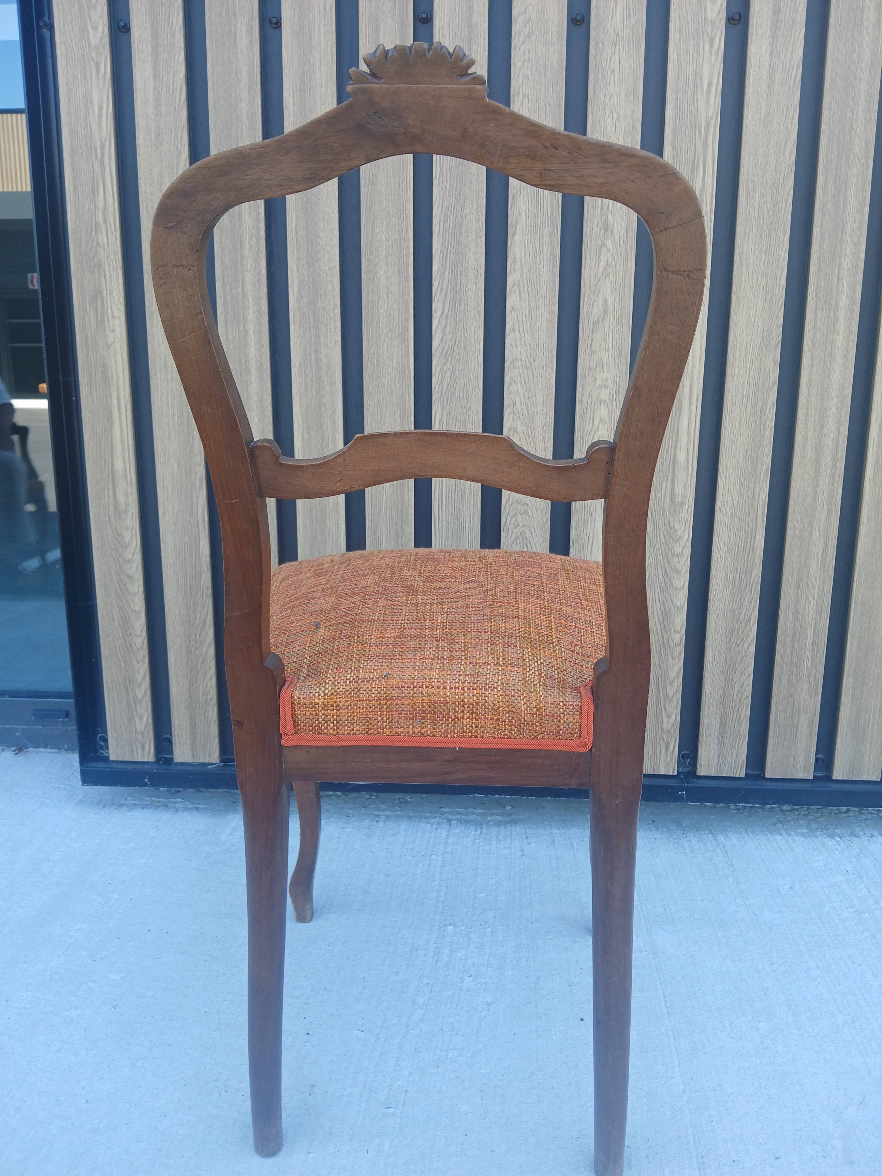 Louis philippe walnut chair