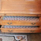 Small oak desk in Louis XV style