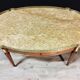 Table basse bouillotte style Louis XVI