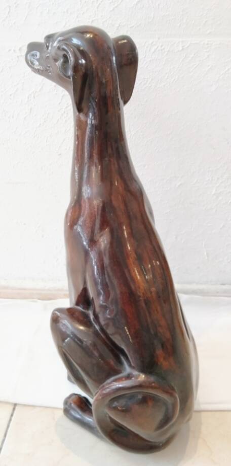 Greyhound statue from the early 20th century