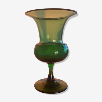 Vase vert translucide