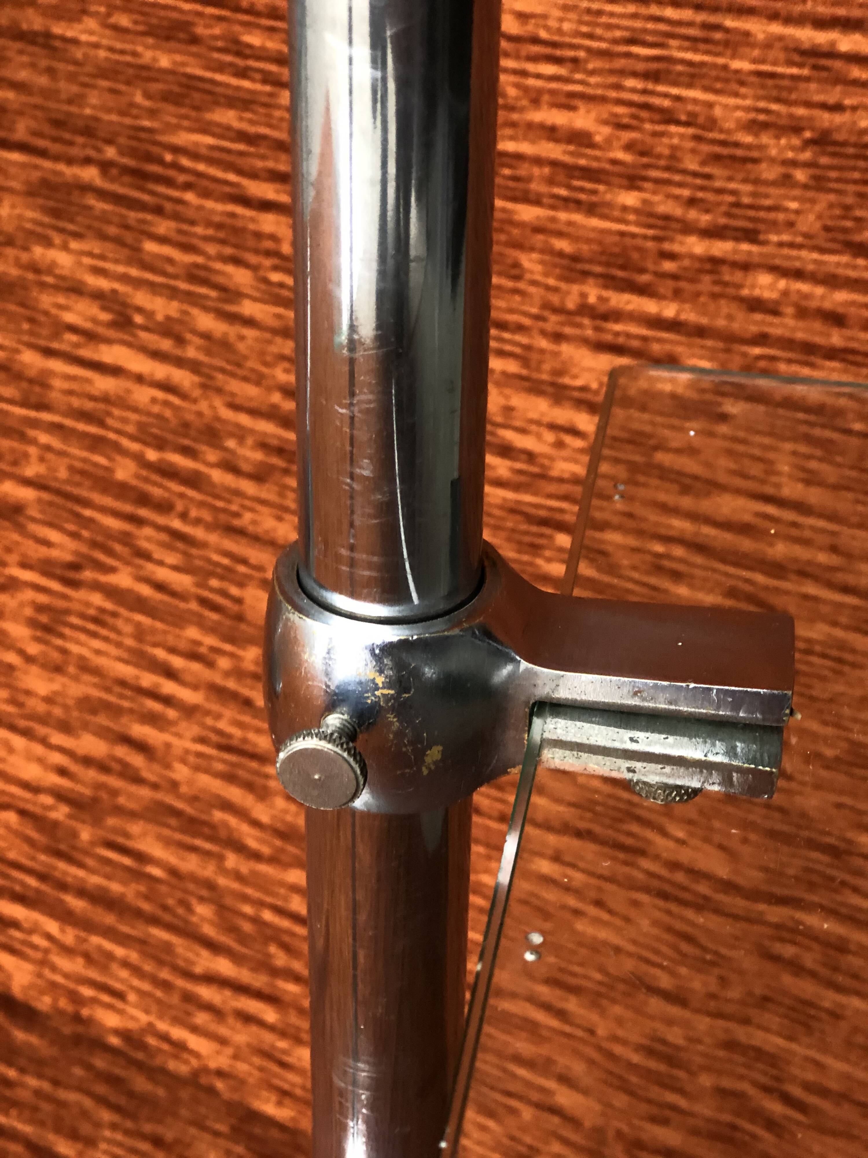 Pair of vintage chrome shelves 1950-1960