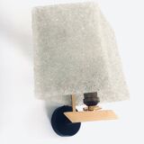 French flush-mounted wall lamp set, 1960s, set of 2