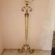 40s tripod floor lamp in wrought iron