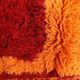 Vintage Moroccan Berber rug red orange 300x200 cm – handmade wool