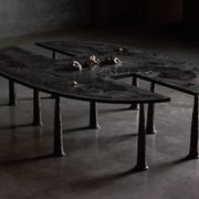 Table basse en fer brutaliste de Thomas Serruys, Belgique, 2019
