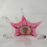 Czech Art Glass Bowl by Josef Hospodka for Chribska Glasswork,1960's.