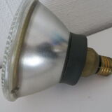 Vintage spot lamp 1960-70 metal and stainless steel with bakelite vice