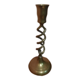 Golden candle holder