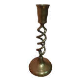 Golden candle holder