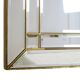 Large Deknudt XL faceted mirror, Hollywood Regency design
