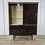 1950s rosewood display cabinet