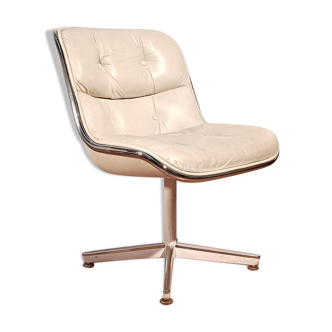 Charles Pollock leather armchair