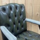 Fauteuil Chesterfield anglais des années 70