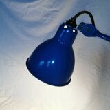 RAVEL articulated lamp, model 205 blue, Bernard Albin Gras, Clamart, France, 1932