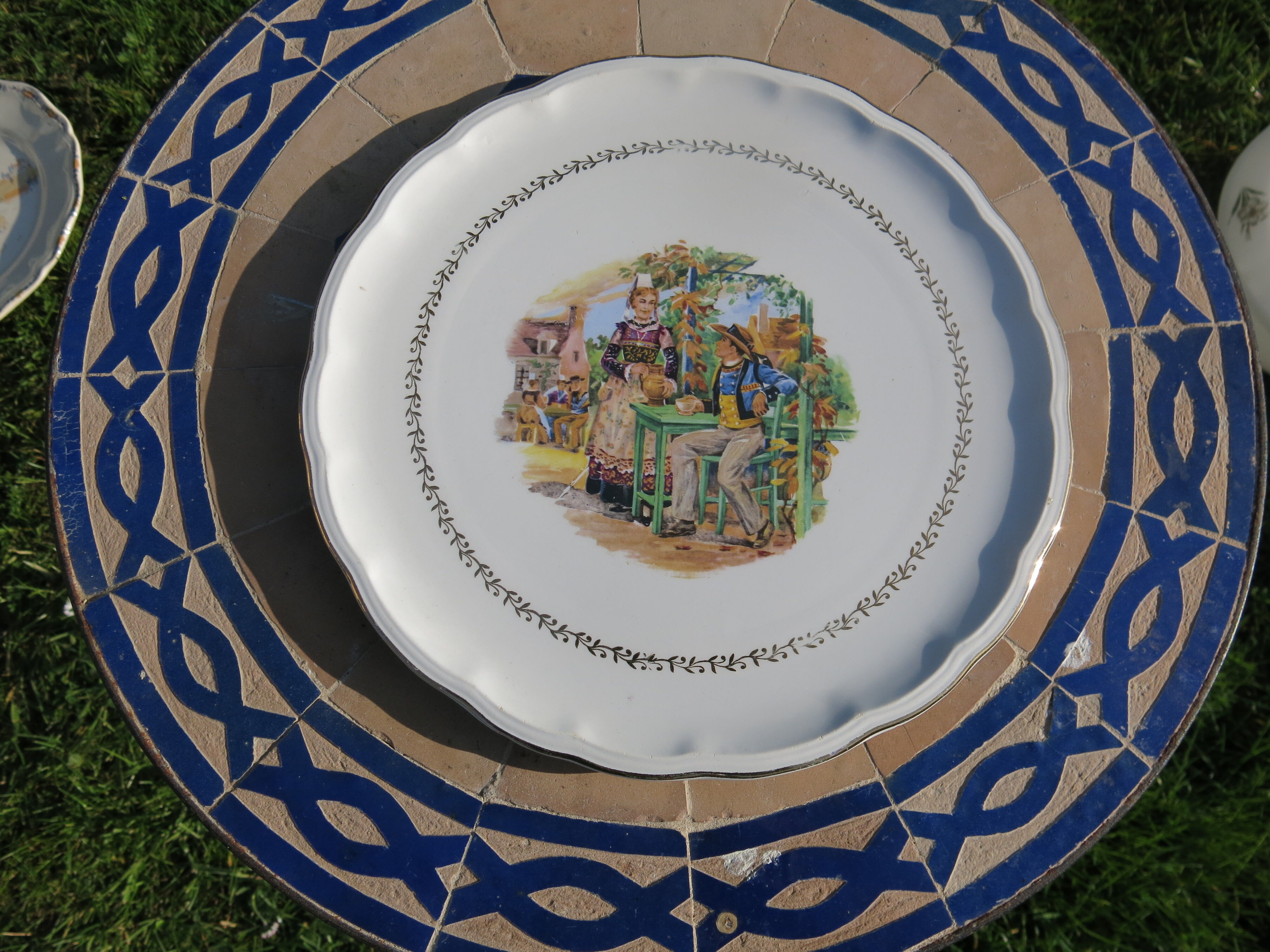 Ancient dish Lunéville