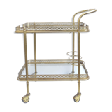 Brass and glass golden bar