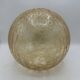 Cracked glass globe light fixture