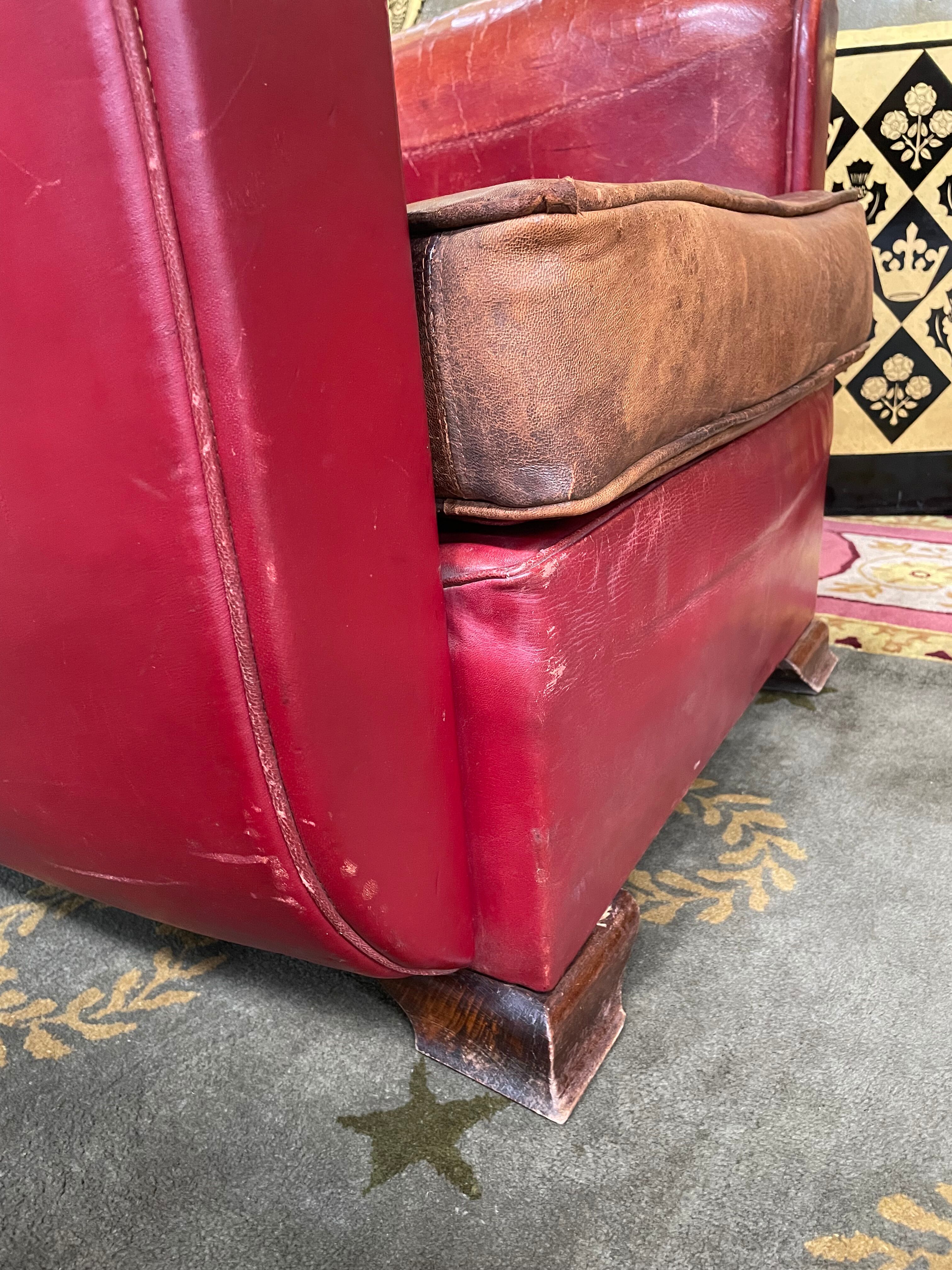 Fauteuil club époque Art Déco