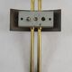Vintage opaline glass wall lamp