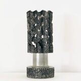 Brutalist tin lamp, Italy 1960s