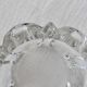 Glass flower ashtray