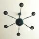 Vintage neoclassical style column chandelier 50s