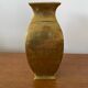 Antique deknudt style solid brass vase vintage #b972