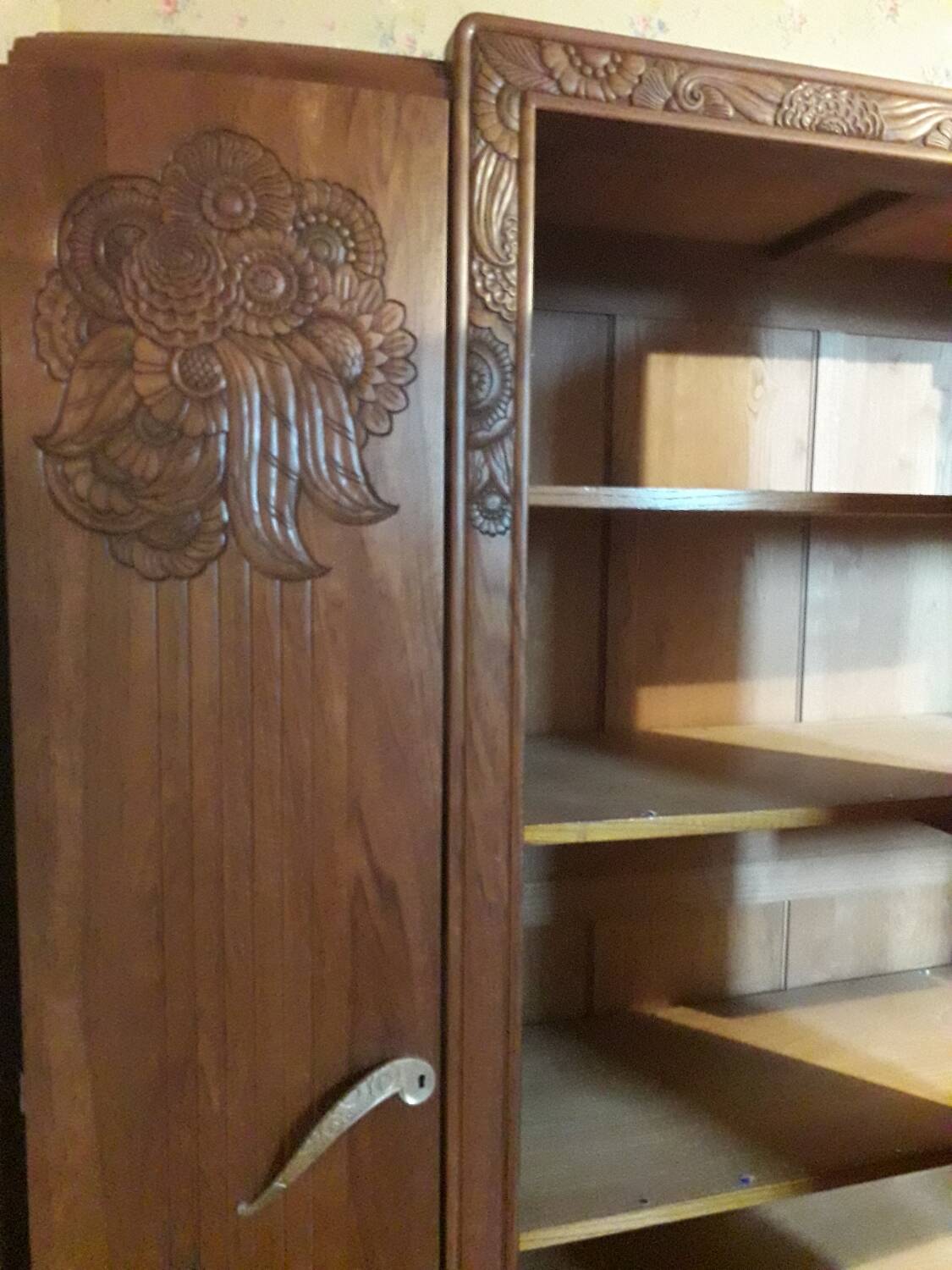 Art deco art nouveau wardrobe