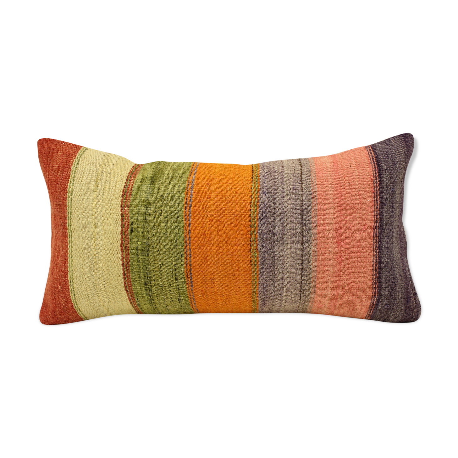 Housse coussin vintage kilim 25x50 cm