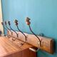 Old bistro wall coat rack