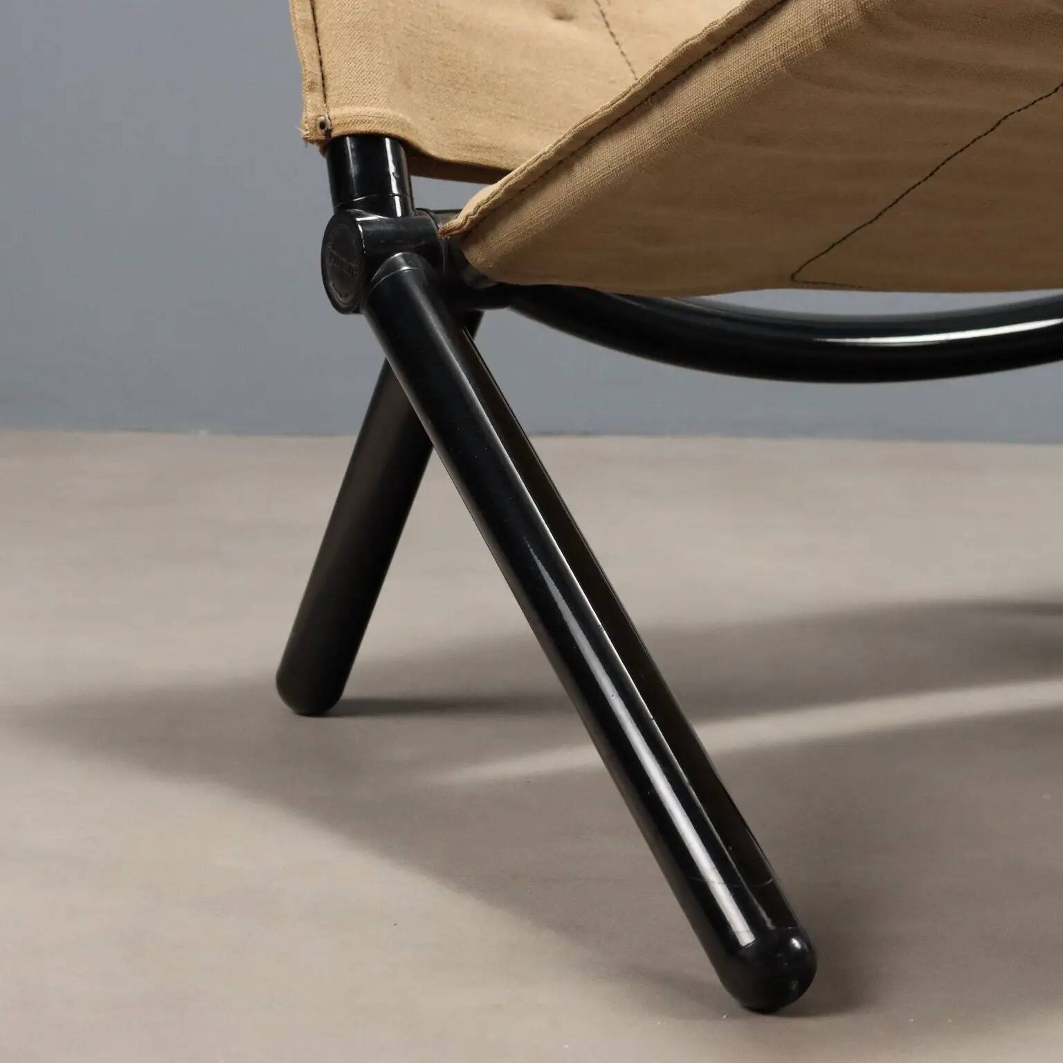 Brunati armchair from the Plenair series, designed by Ammannati and Vitelli, 1970s-80s.