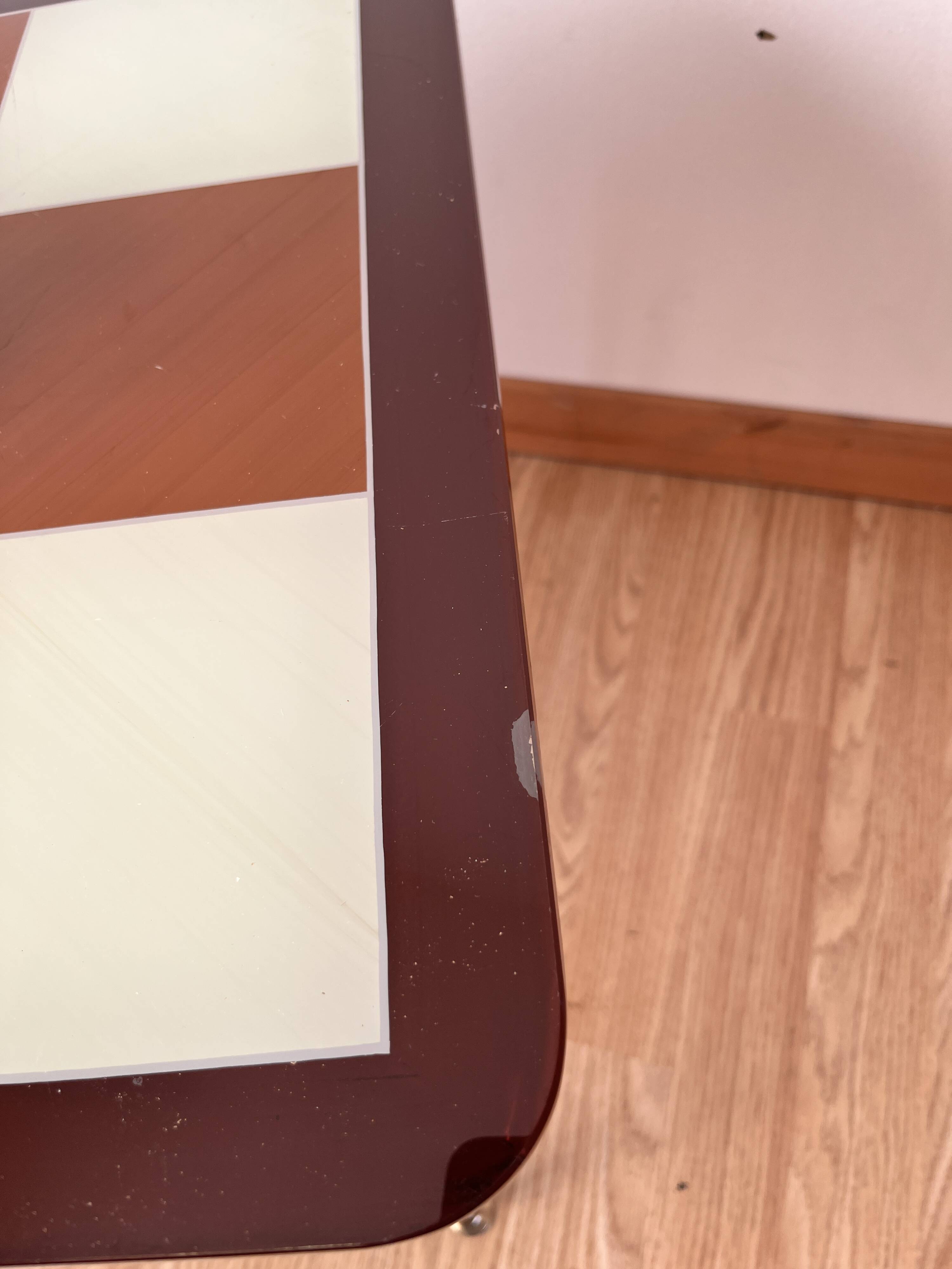 Checkerboard coffee table