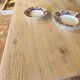 French solid oak farmhouse table 239x89 Raw patinated