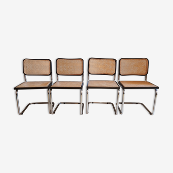 Suite de 4 chaises Breuer B32