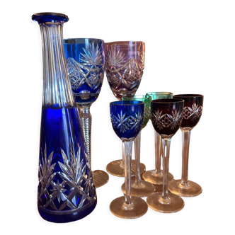 Engraved crystal glasses