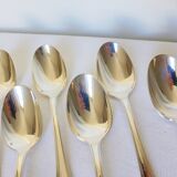 6 Christofle Art Deco style silver-plated tablespoons 2106255