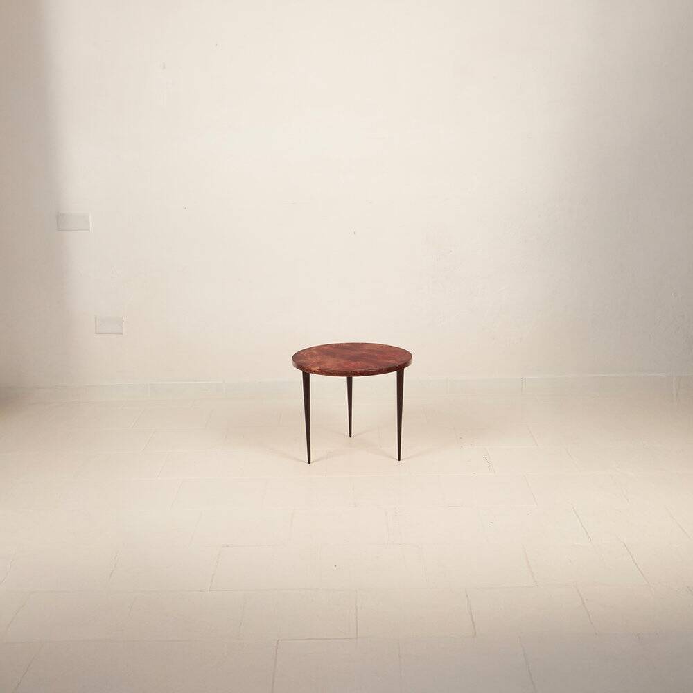 Low Aldo Tura Parchment table, 1950