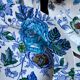 6 polychrome ironstone deep plates by Mason's, "Belvedere" service - early 20th century