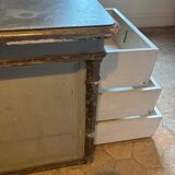 Old wooden workshop furniture – tabletop