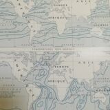 Old map of the seas from 1928
