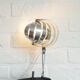 Adjustable metal clip lamp, fan, 1980s