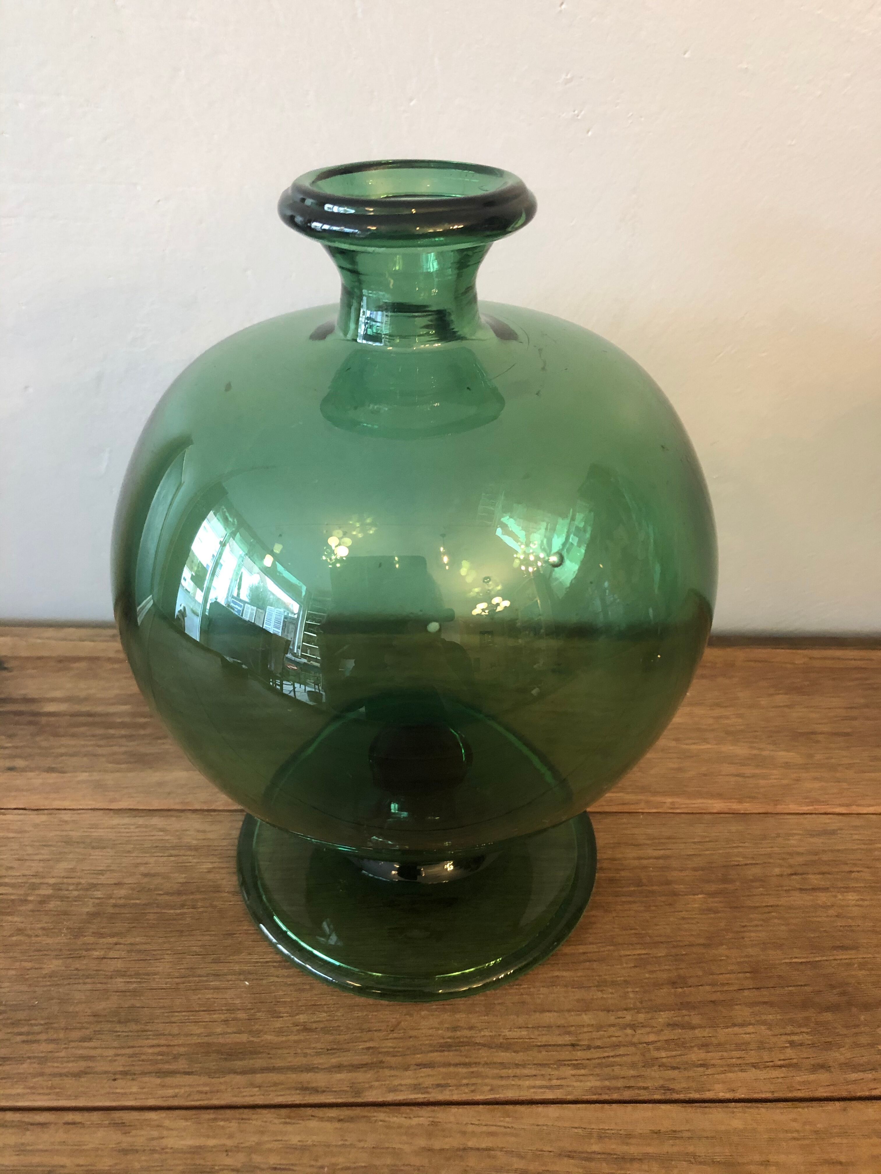 Old blown glass vase
