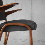 Armchair Steiner "Bow Wood" by Wilhelm Von Bode 1950